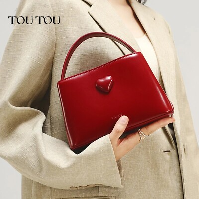 TOUTOU Damen Handtasche Rindsleder/Feiergeschenk/20x13.5x9CM
