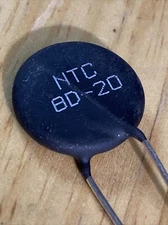 NTC 8D-20 Power Thermistor Circuit Protection 8 Ohm, 6 Amp, 20mm Disc  US Ship
