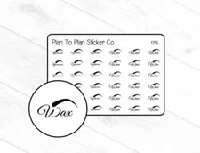1356~~ Eyebrow Planner Stickers.