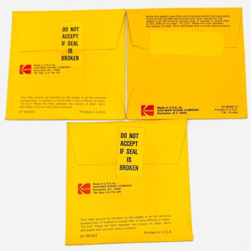 SEALED NOS KODAK 75mm Gel Wratten CC05R CC10R CC20R CC30R CC40R CC50R Filter - Picture 13 of 15