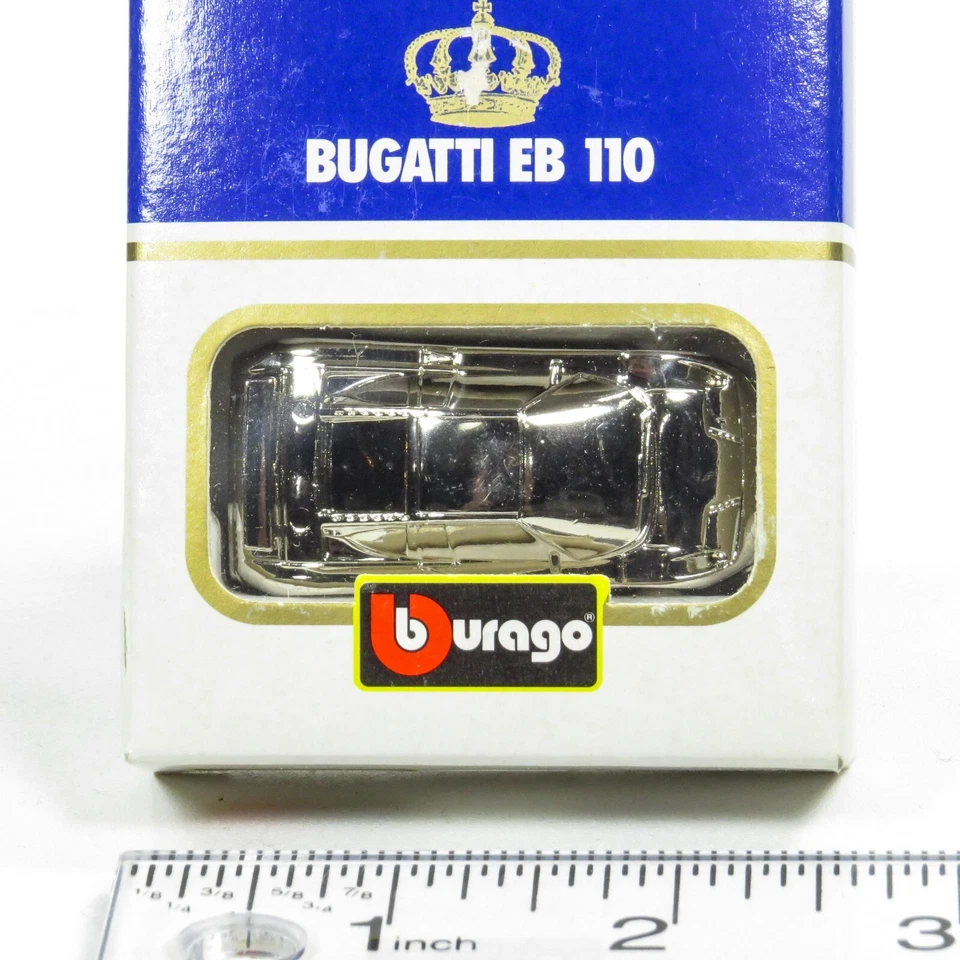Burago Bugatti EB 110 Llavero Llavero Escala 1/87 Hecho en Italia SELLADO NUEVO Foto 2 de 4