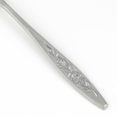 Eldan ELD18 Stainless Steel Japan MAY ROSE Textured Roses CHOICE Flatware