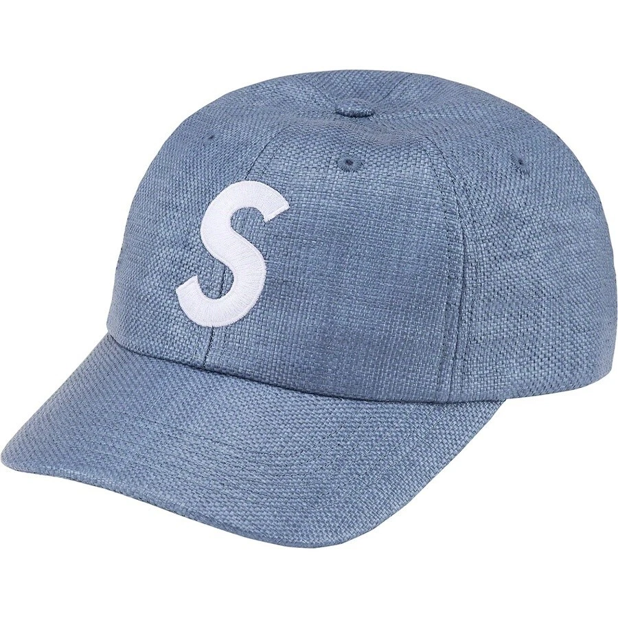 Logo Supreme Raphia S 6 panneaux bleu marine