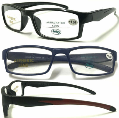 Lesebrille 0,00~+4,00 Stylisches Sport Populor Design Gestell Matt Touch L152