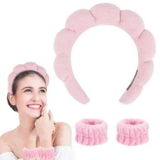 Hair Band Wash Face Shower Cloud Sponge Hair Band Makeup Removal Soft Set
