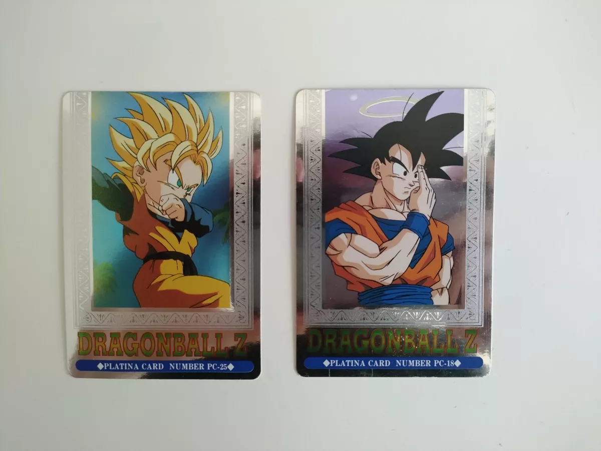 Dragon Ball Z Platina Cards Hero Collection PC-18 / PC-25