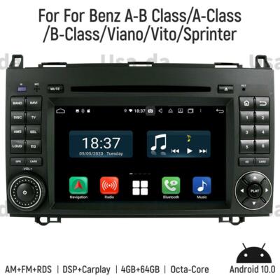 4+64G Car GPS Navigation Android Radio Stereo Navi For BENZ W169 W245 W639 W906