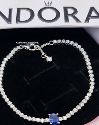 NEW 100% Authentic PANDORA 925 Italy Sparkling Pave Tennis