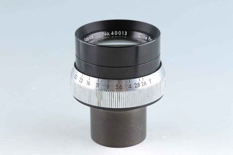 Kowa Optical Works Cine Prominar 40mm F/2 + 75mm F/2 + 100mm