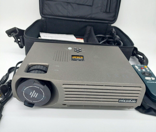 Proxima DX3 Ultralight Projector 1100 Lumen 320 Lamp Hrs Used NO REMOTE - Picture 2 of 4