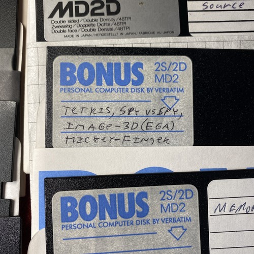 Lot Of 5.25” Floppy Disks Games For Pc Manhunter, Defender Of The Crown, Tetrus - Picture 6 of 12