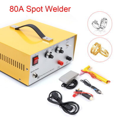 390W Jewelry Spot Welder Laser Welding Machine for Gold Silver Metal 1-80A