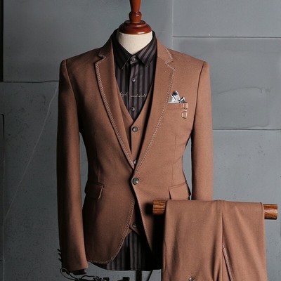 Men's Formal Dress Suit Business Slim 