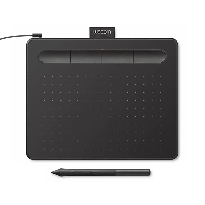 Intuos Graphics Drawing Tablet, 3 Bonus Software Included, 7.9''X 6.3'', Black, Sm