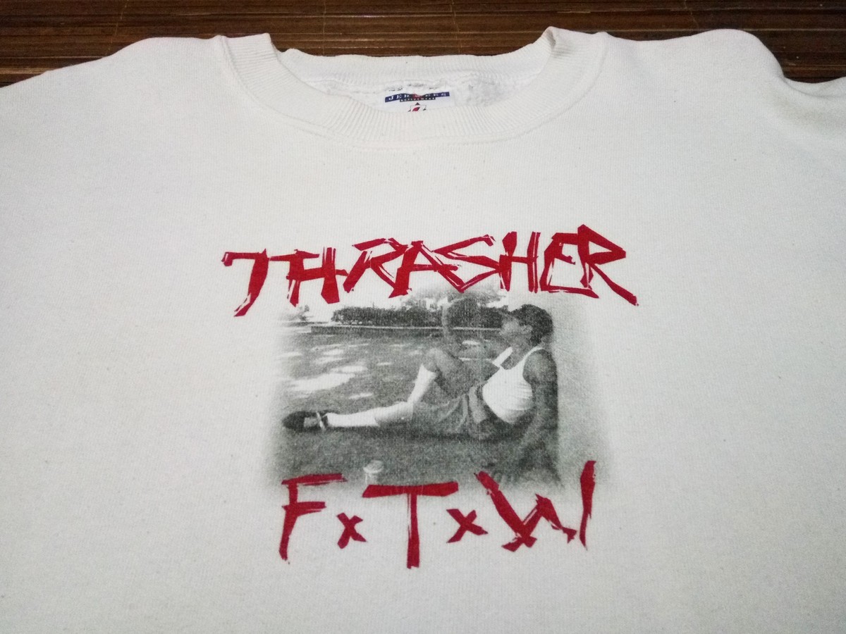 トップス 90s THRASHER vintage sweat usa Vintage 90s Thrasher Skate Sweatshirt | eBay