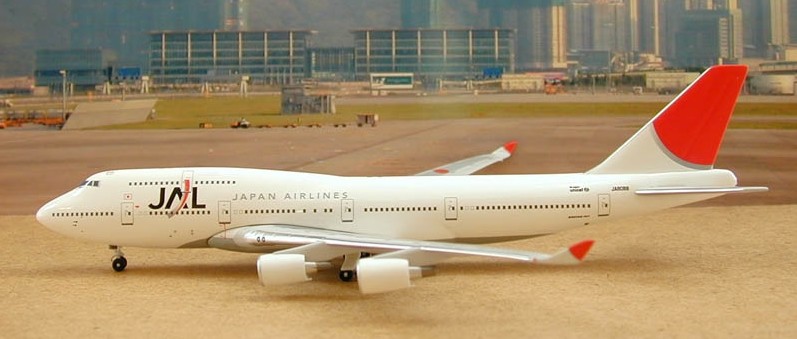 In Flight　JAL 747-400 1/200 JA8088 激レア 1/200 B747-400 JAL アーク塗装 JA8088 ［16017］ JTA商事/中古