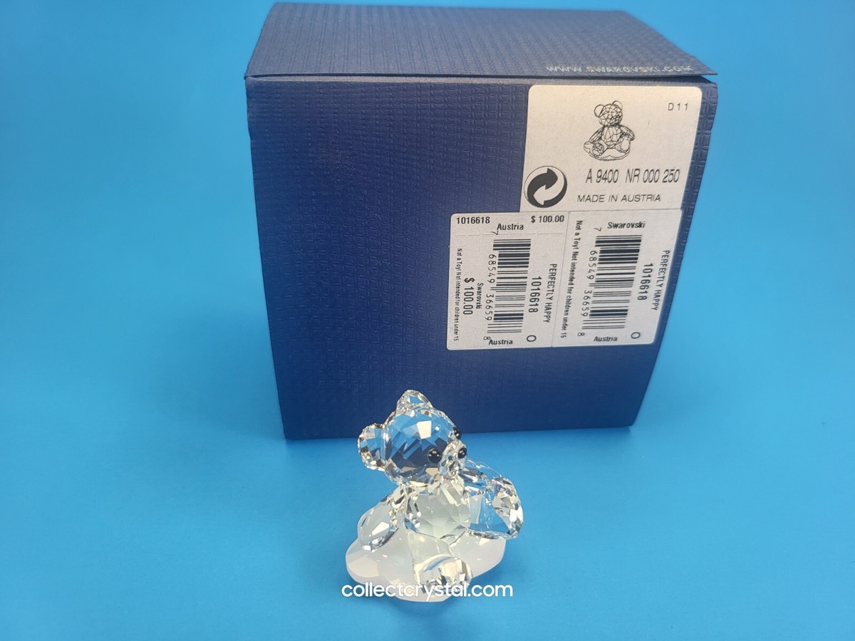 SWAROVSKI KRIS BEAR – PERFECTLY HAPPY 1016618 MIB Complete | eBay
