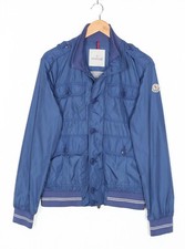 MONCLER DELONIX GIUBBOTTO Blue Windbreaker Bomber Jacket Men Size 3 MJ4266