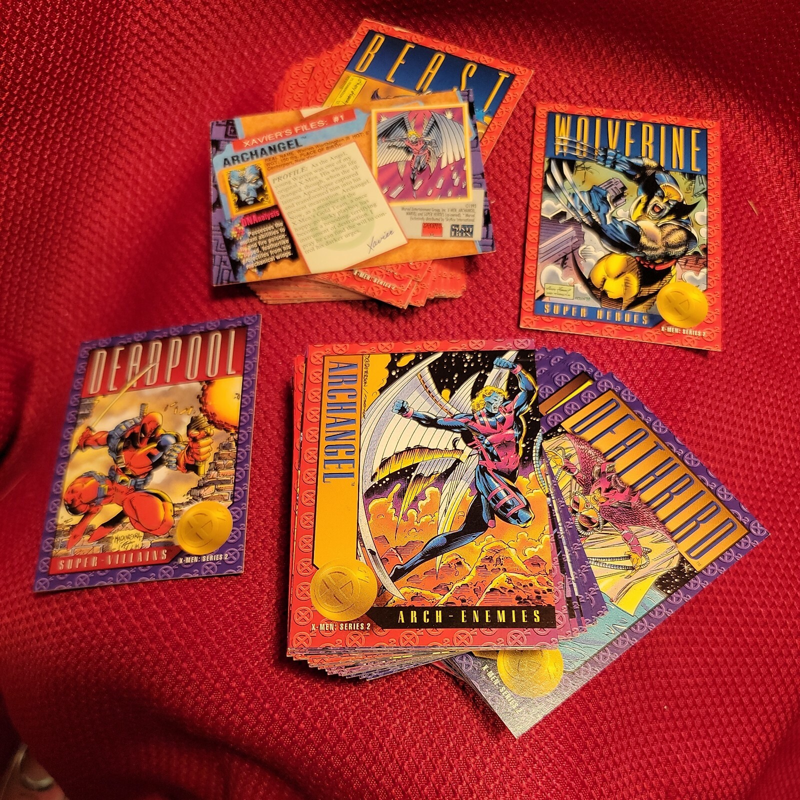 X-MEN 1993 Series 2 Skybox Collectible Trading Card BASE SET wolverine  deadpool | eBay