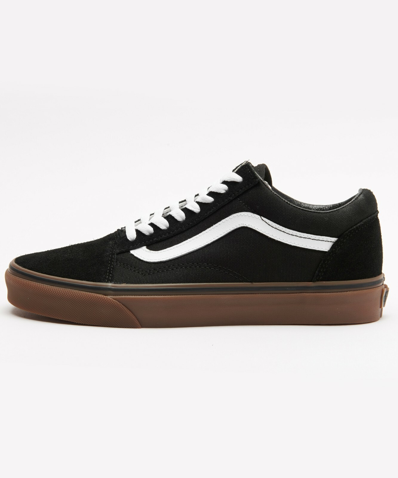 vans black canvas gum sole