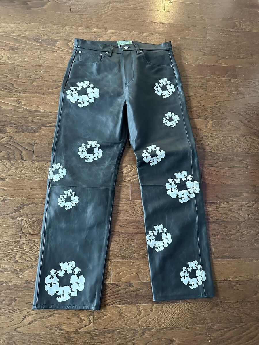 Denim Tears Levis Leather Cotton Wreath Jeans 36 Waist NWT'S Denim Tears Levis Leather Cotton Wreath Jeans 36 Waist NWT'S