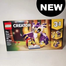 NEW LEGO 31125 Creator 3 in 1 OWL SQUIRREL RABBIT Fantasy Forest Creatures Woodl