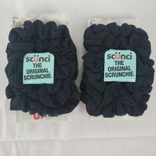 2 Pack Scunci Beauty Scrunchies Hair Scrunchies, 8 Ct Brand New Free Shipping