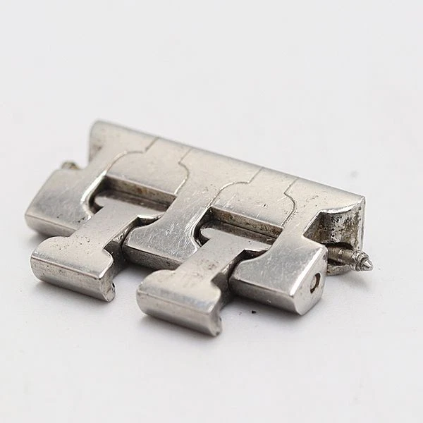 HERMÈS HERMES Originale 1 Link Orologio Uomo Donna Cinturino Bracciale Ricambi Argento 20mm