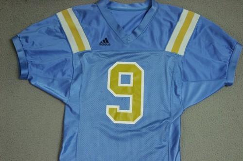 Vintage Game UCLA Football Jersey Men's Size Medium Large Adidas #9 Blue - Picture 2 of 12