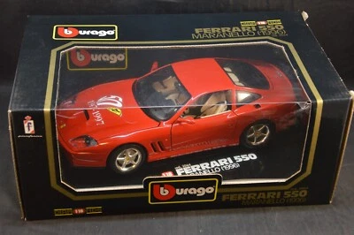 BBURAGO 1/18 FERRARI 550 MARANELLO (1996) 50 ANS FERRARI 1947/1997 PININFARINA - Photo 1/4