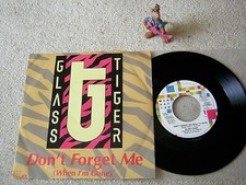 GLASS TIGER Don´t Forget Me (When I´m Gone) / Ancient..1986 7" +PS EMI MANHATTAN