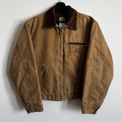 Carhartt J97 CML brown work wear jacket Large Large