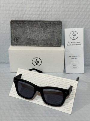 Look Optic Cosmo LK70X  Sun Readers Unisex Black   Reading Glasses +2.00 - New