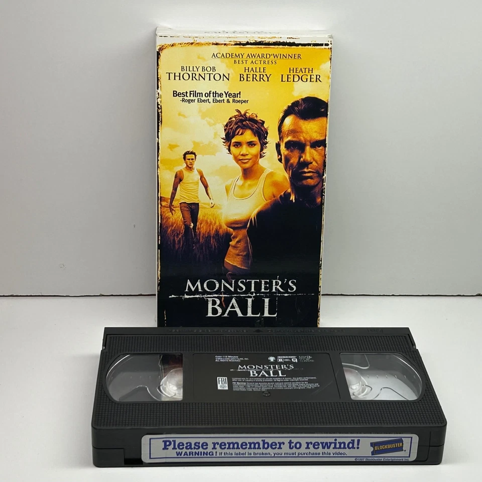 Monster's Ball VHS 2001 Tape Drama Original Release Lions Gate Home Ent. Foto 4 de 4