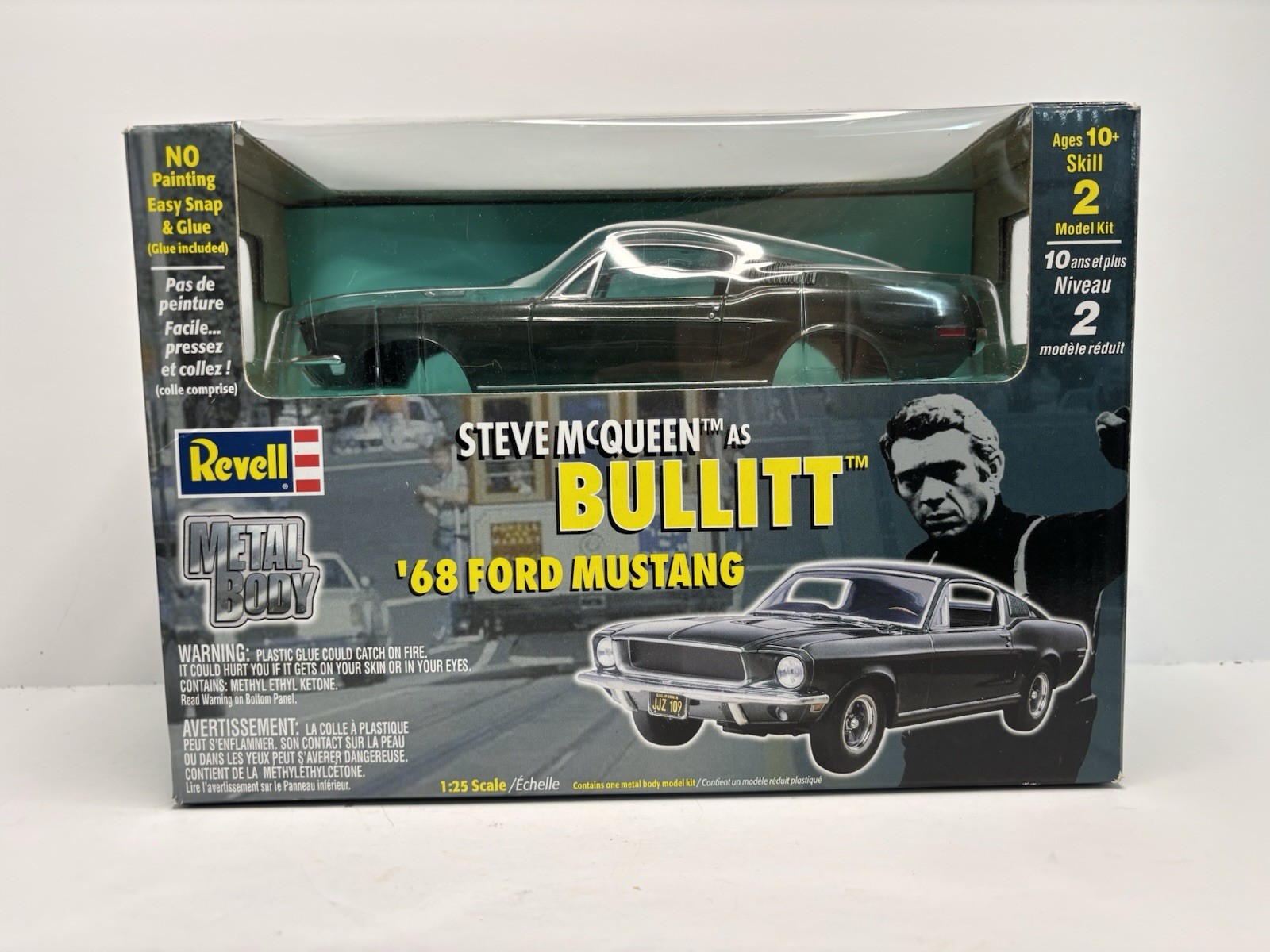 Revell Steve McQueen Bullitt 68 Ford Mustang Vintage Model K