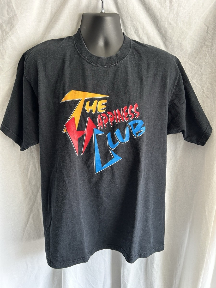 Vintage 90s The Happiness Club Chicago T-Shirt Black L Fruit of