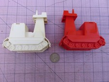 Mattel 1966 Major Matt Mason Man in Space Cat Trak Red  White Excellent