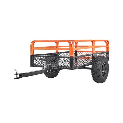 VEVOR ATV UTV Trailer Tow Behind Dump Cart, 1500lbs 15 Cubic Feet, Heavy Duty...