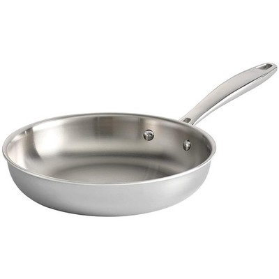 Professional Grade 8-Inch Tri-Ply Fry Pan - Made in Brazil for Quality Cooking