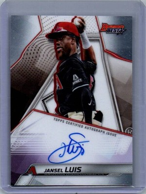 2025 Bowman's Best #B25-JL Jansel Luis Best of 2025 Autographs