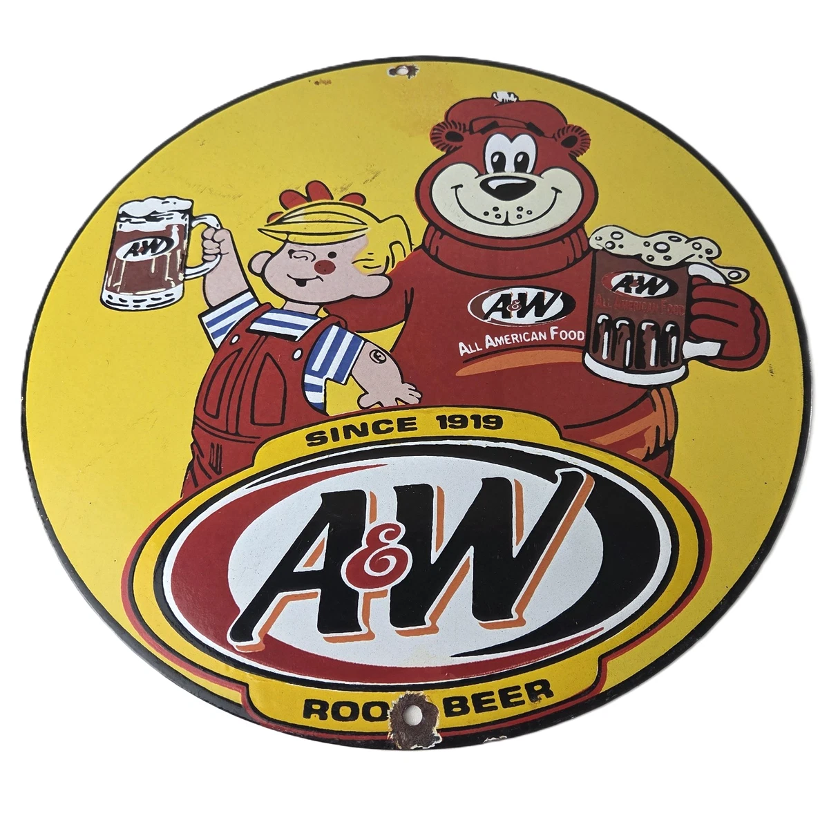 Root Beer Sign In Original Advertising Signs (1930-1969) for sale