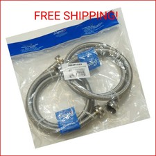 Supco  " X 4' Stainless Steel Inlet Hose for Washers, Package of 2, 3804FFSS2