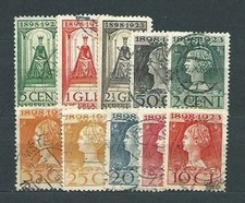Holland - Mail 1923 Yvert 118/27 Used