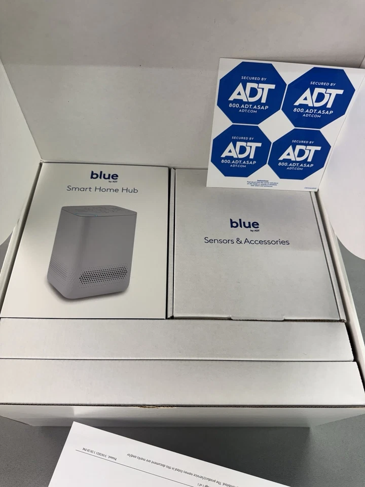 Blue by Adt Security System BRAND NEW 2 1080p HD Cameras Smart Hub And More - Image 3 of 4