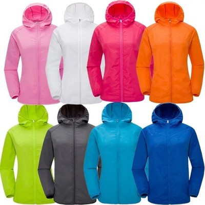 Unisex Regenjacke Wasserdicht Windjacke Männer Frauen Outdoor Camping Wandern