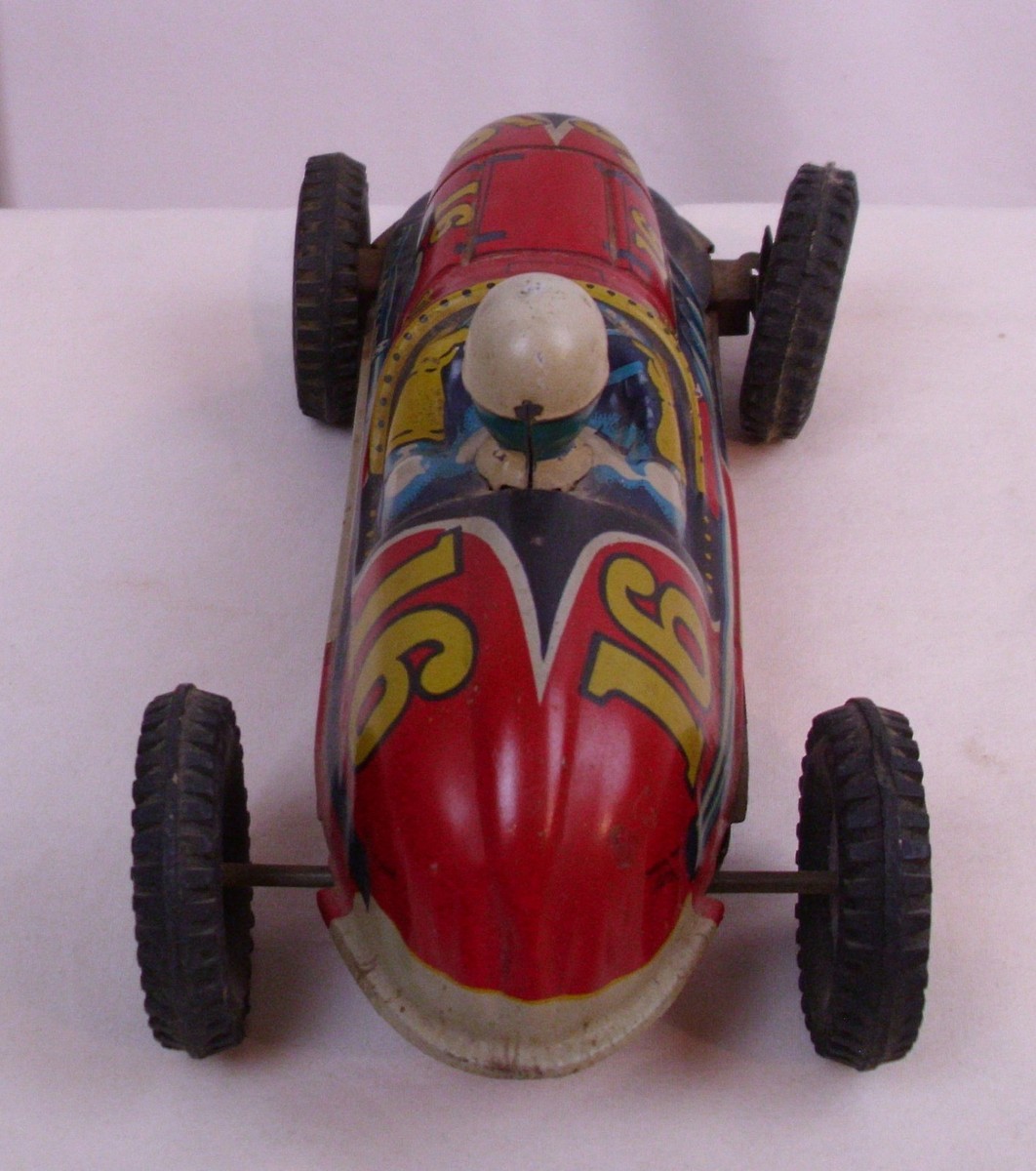 16 SPEED KING OPEN WHEEL RACE CAR TIN FRICTION TOY JAPAN | eBay