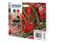 Epson 503XL / T09R6 / C13T09R64010 Tinten Sparset Schwarz, Cyan, Magenta, Gelb (