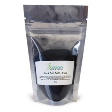 Hawaiian Black Lava Sea Salt Gourmet 100 Natural Premium Fine Grain
