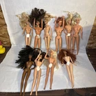 LOT of 9 Vintage Superstar Face Mold Barbie Doll Blonde Hair