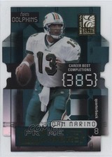 2001 Donruss Elite Prime Numbers Die-Cut 110/305 Dan Marino #PN-1b HOF 19zq